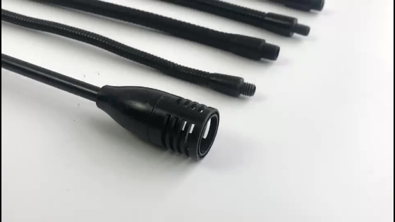 Tubo de silicona de goma de cuello de cisne de micrófono flexible dinámico 25 mm