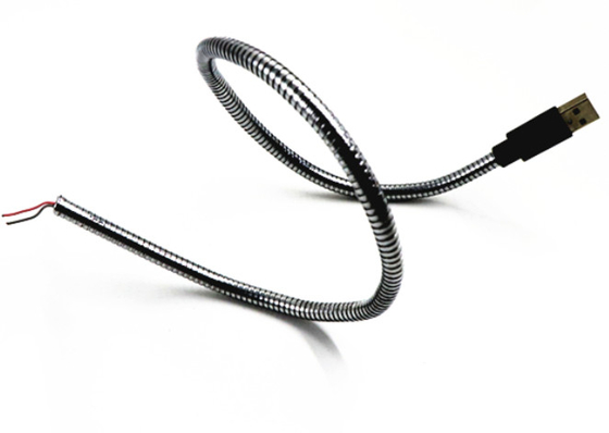Pohli bate el tenedor flexible del cable del teléfono celular de la tubería del cuello de cisne de Chrome 28m m