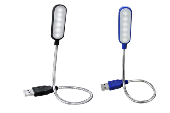 DC 5V Flexo USB Light Cuello de cisne Lámpara de noche ajustable