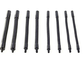 Estructuras de extensión de tubo de cuello de cisne de metal flexible de ÓXIDO NEGRO Acero